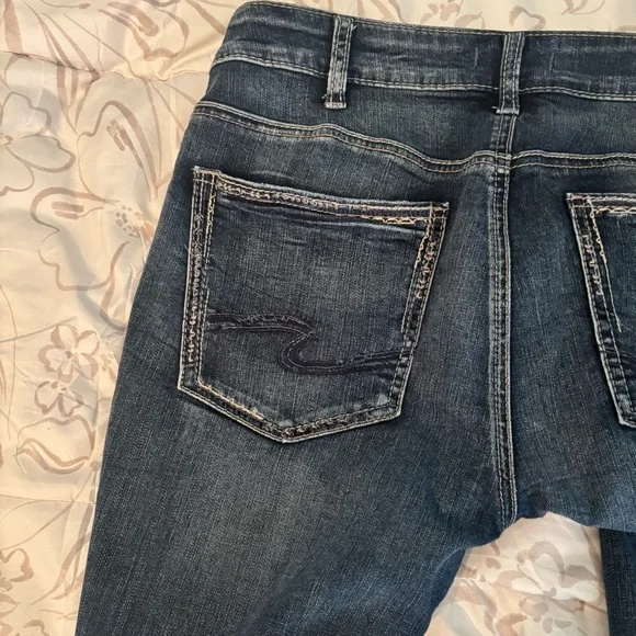 Silver Jeans Co. Avery Skinny Crop Jeans - Picture 6 of 15